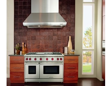 Campana de chimenea de pared Pro de 54" Wolf (PWC542418)