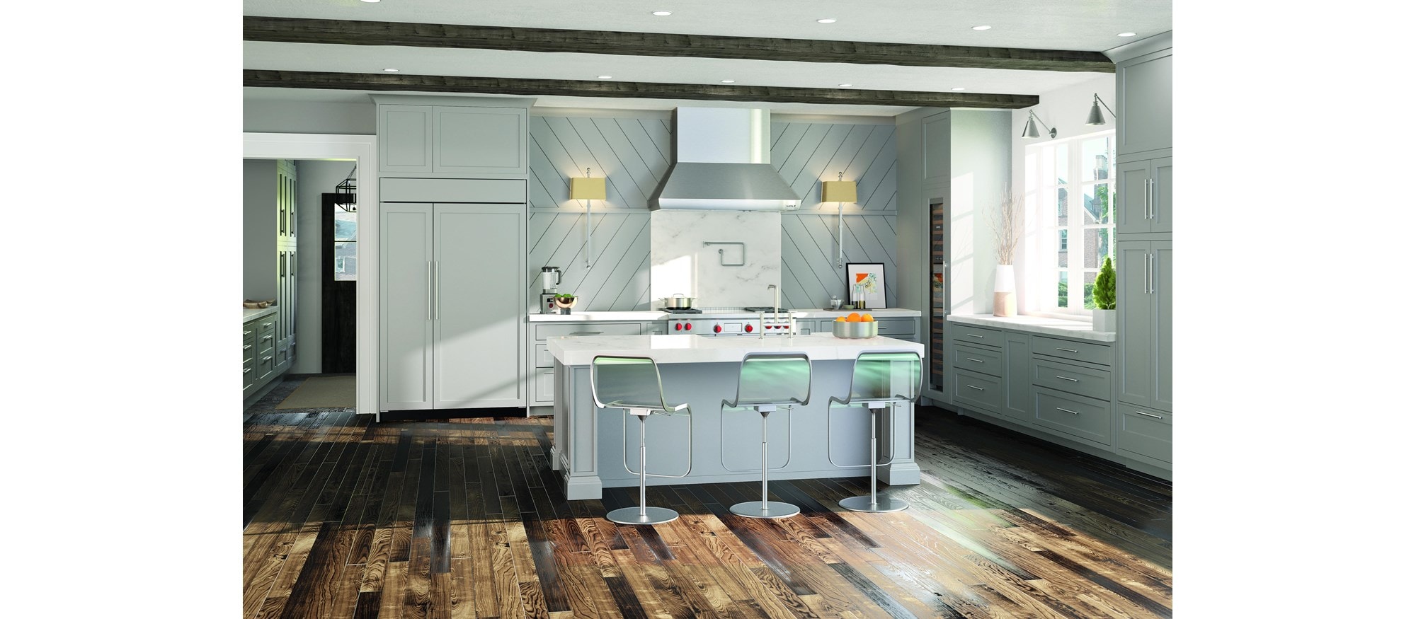 Campana de chimenea de pared Pro de 48" Wolf (PWC482418)