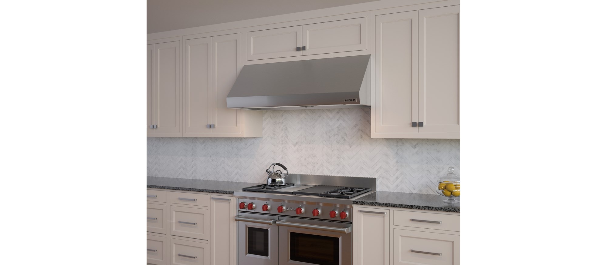 Campana extractora de pared Pro de 54" Wolf - 24" de profundidad (PW542418)