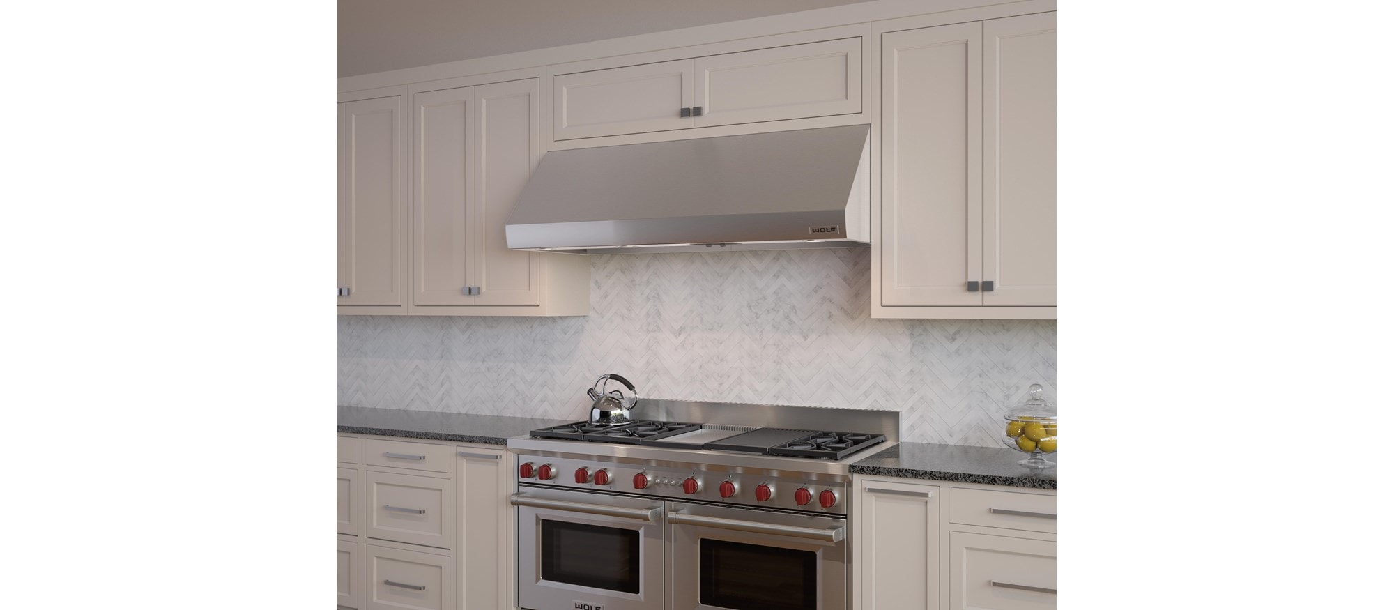 Campana extractora de pared Pro de 60" Wolf - 24" de profundidad (PW602418)