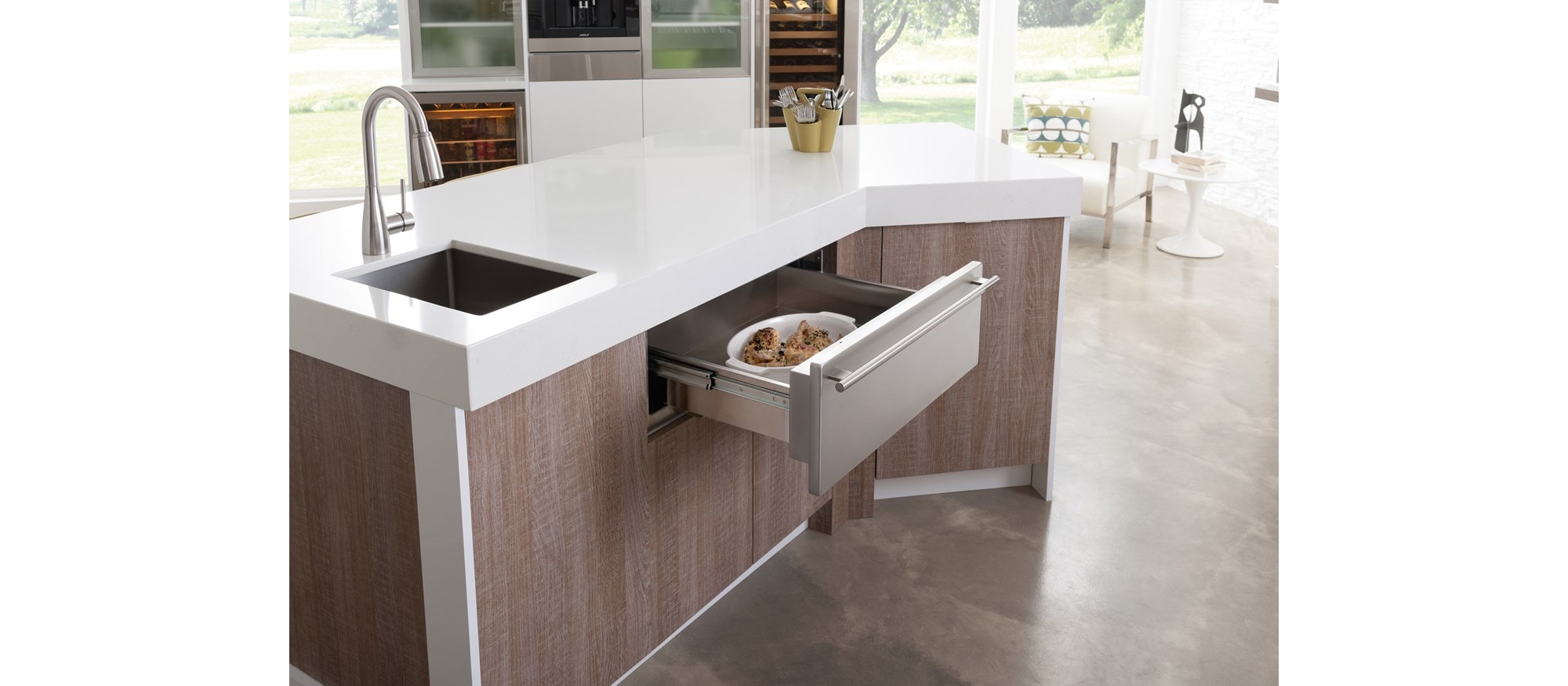 Cajón calentador de 30" Wolf (WD30)