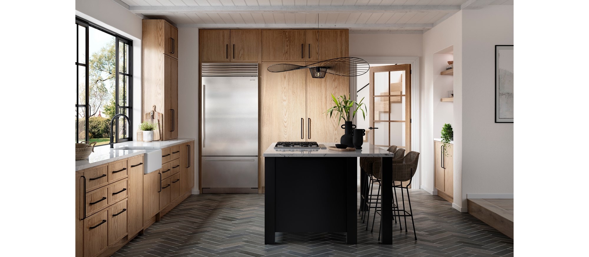 Refrigerador/congelador Classic de 36" Sub-Zero bajo y sobre mostrador con dispensador interno (CL3650UID/S)