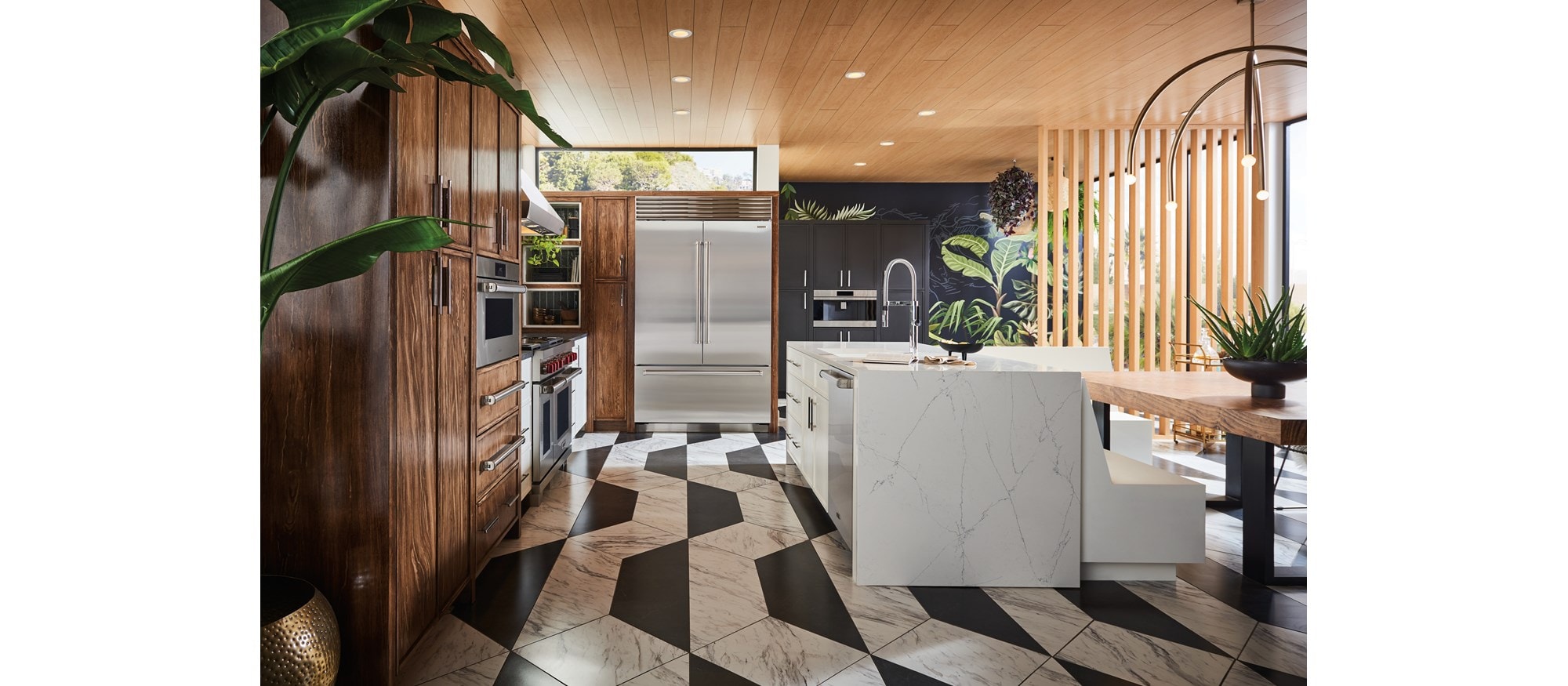 Refrigerador/congelador Classic de puerta francesa de 48" Sub-Zero con dispensador interno (CL4850UFDID/S)