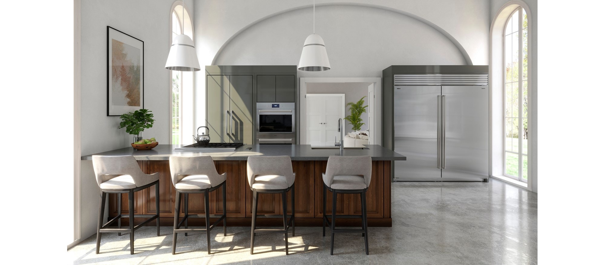 Refrigerador Classic de 36" Sub-Zero con dispensador interno (CL3650RID/S)