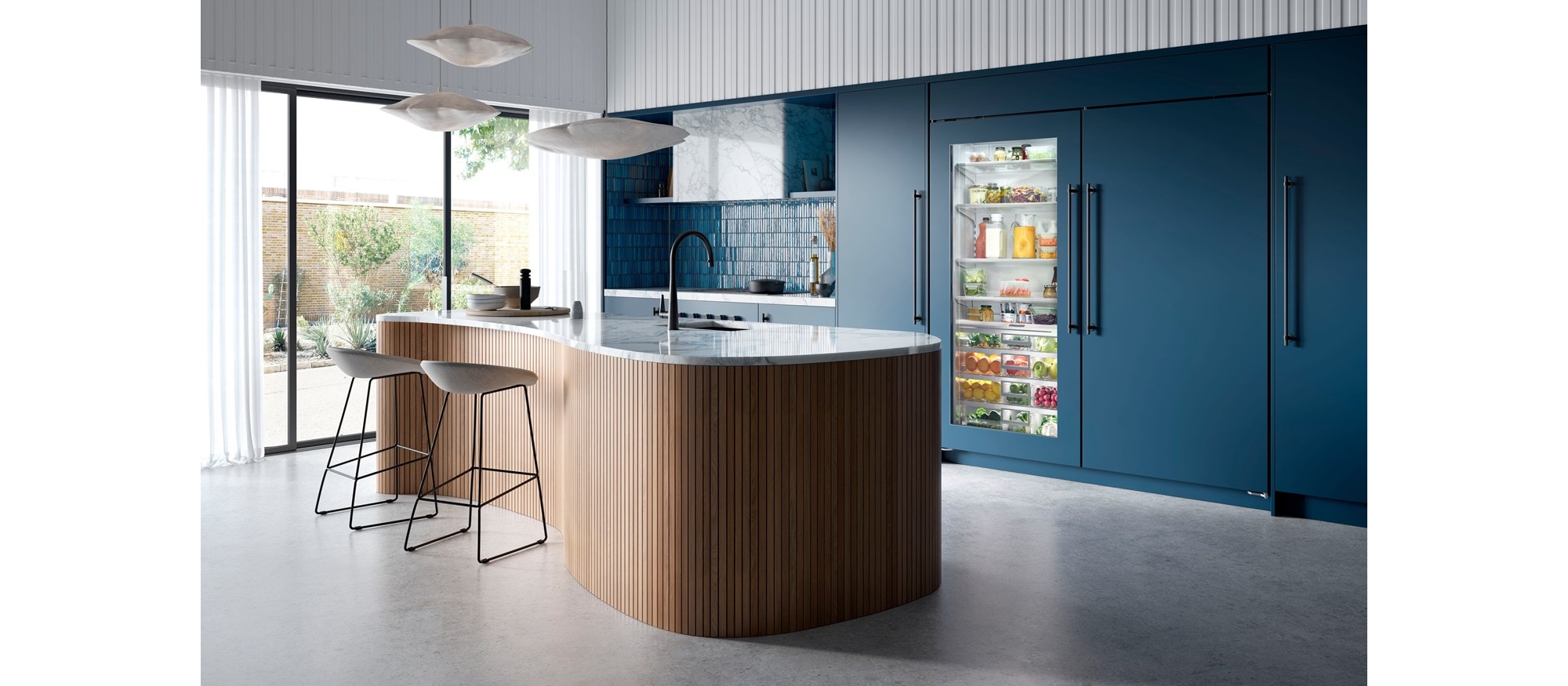 Refrigerador Classic de 36" Sub-Zero con puerta de vidrio compatible con paneles (CL3650RG/O)