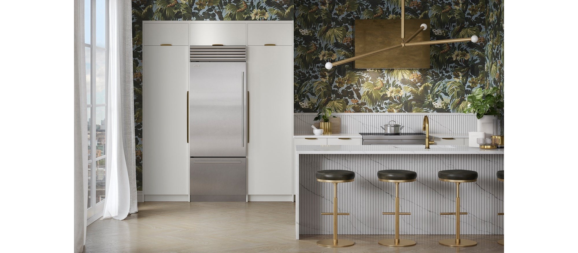 Congelador/refrigerador bajo y sobre mostrador de 30” Classic Sub-Zero (CL3050U/S)