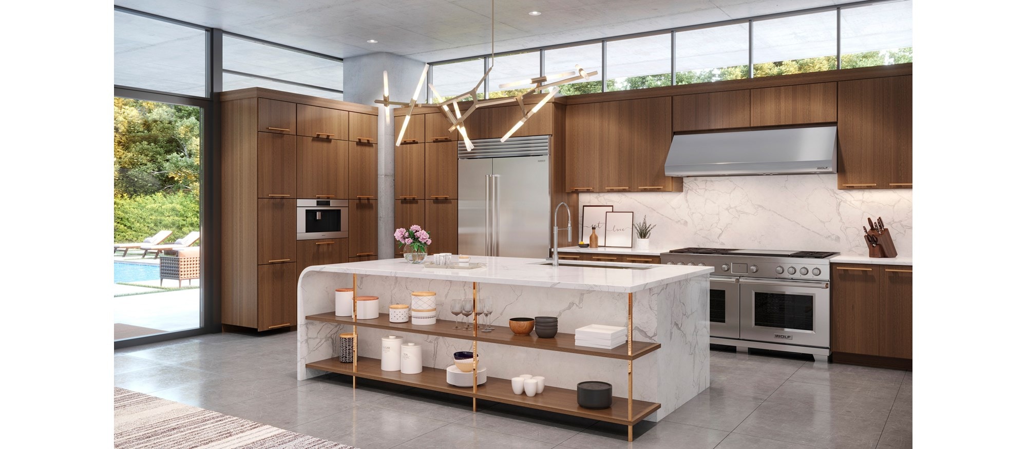 Refrigerador/congelador Classic Side-by-Side de 48" Sub-Zero con dispensador interno (CL4850SID/S)