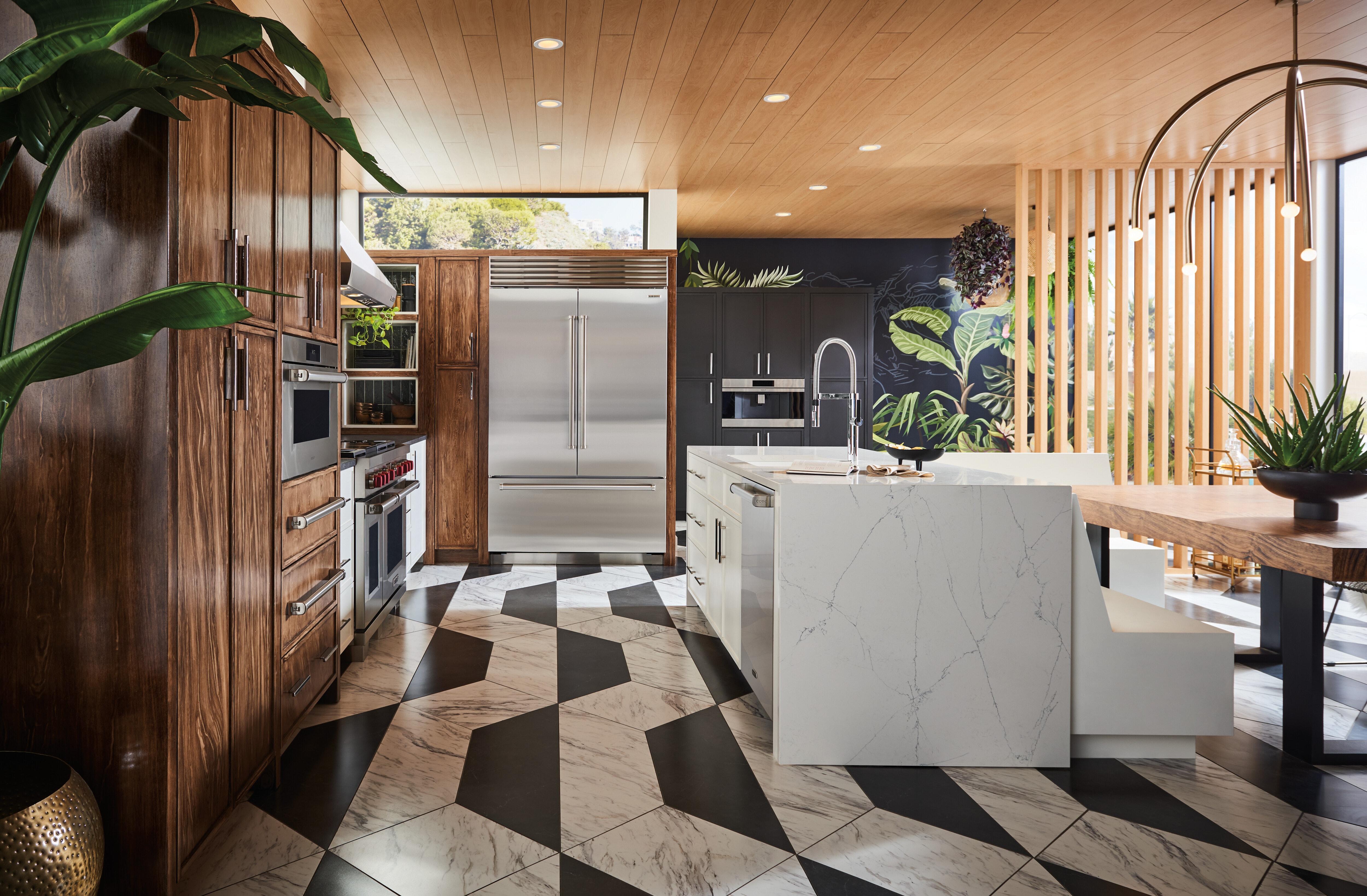 Refrigerador/congelador Classic de puerta francesa de 48" Sub-Zero con dispensador interno (CL4850UFDID/S)