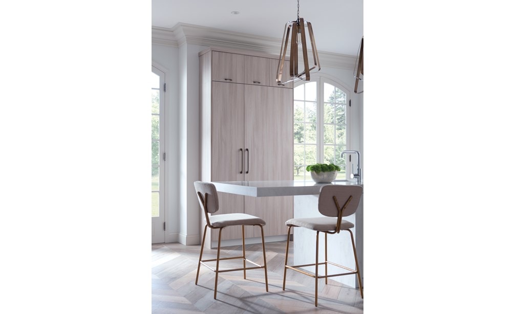 Columna congelador completo Designer de 18" Sub-Zero (IC-18FI) con columna congelador refrigeradora completa Designer de 30" (IC-30RID)