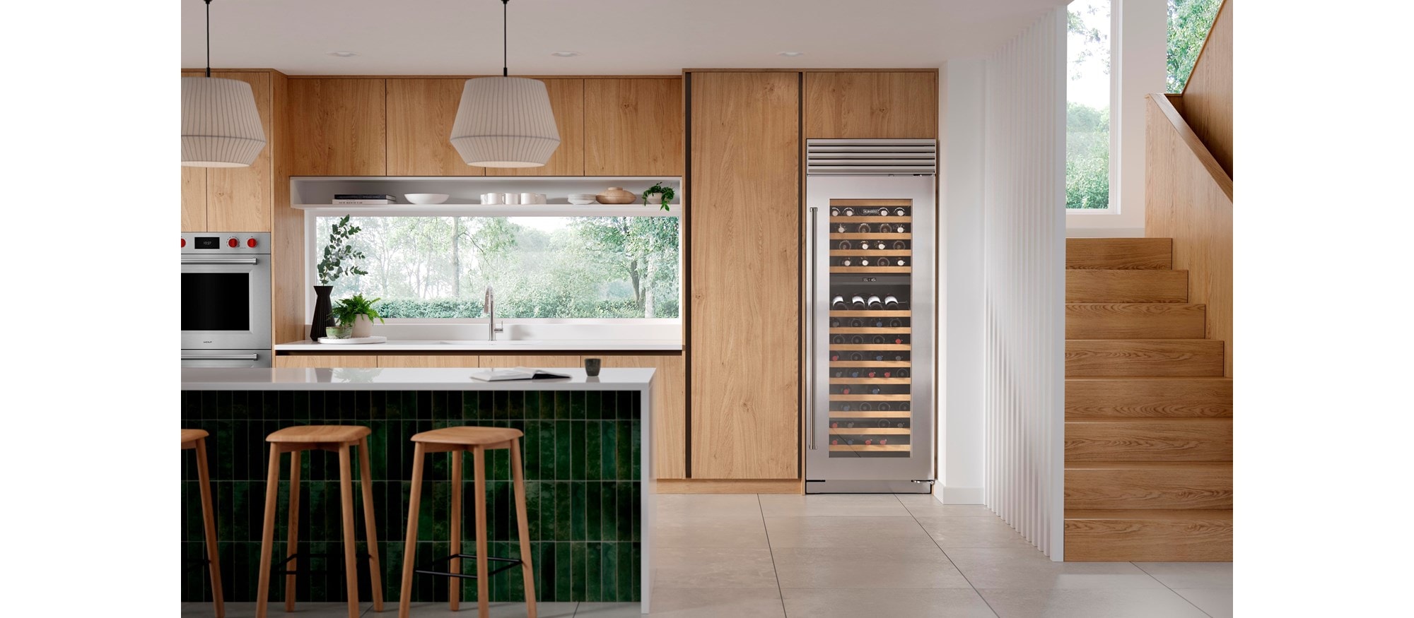 Conservador de vino de 30" Sub-Zero Classic (CL3050W/S)