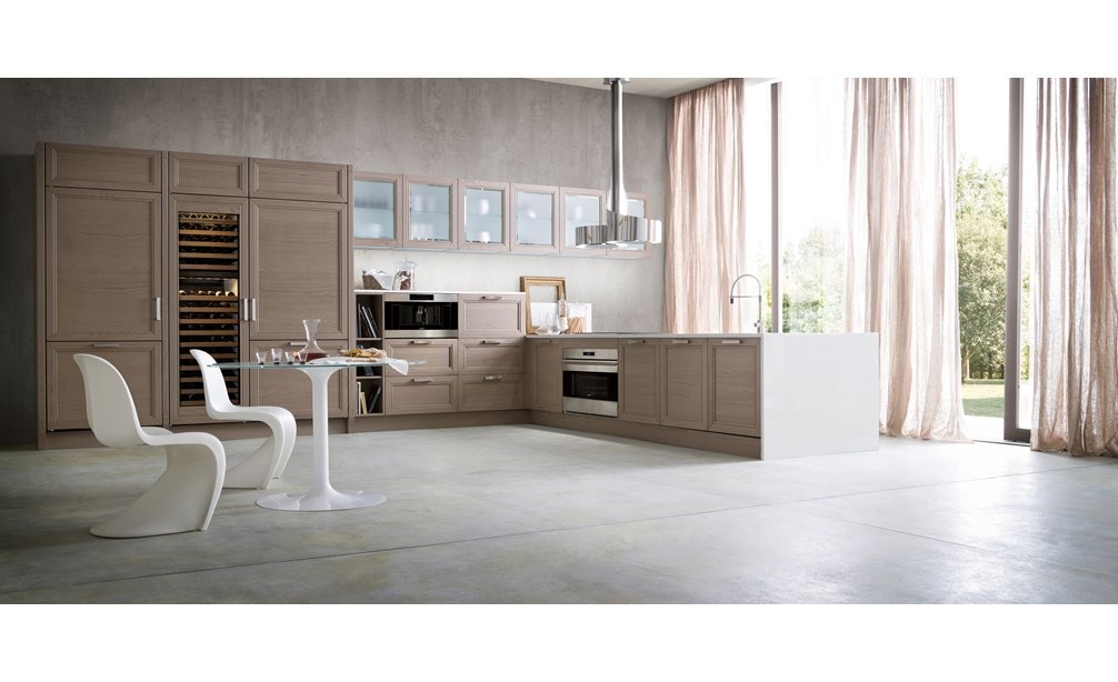 Conservador de vino superpuesto de 30" (BW-30/O) combinado con refrigerador/congelador de puerta francesa de 36" Classic con dispensador interno (BI-36UFDID/O)