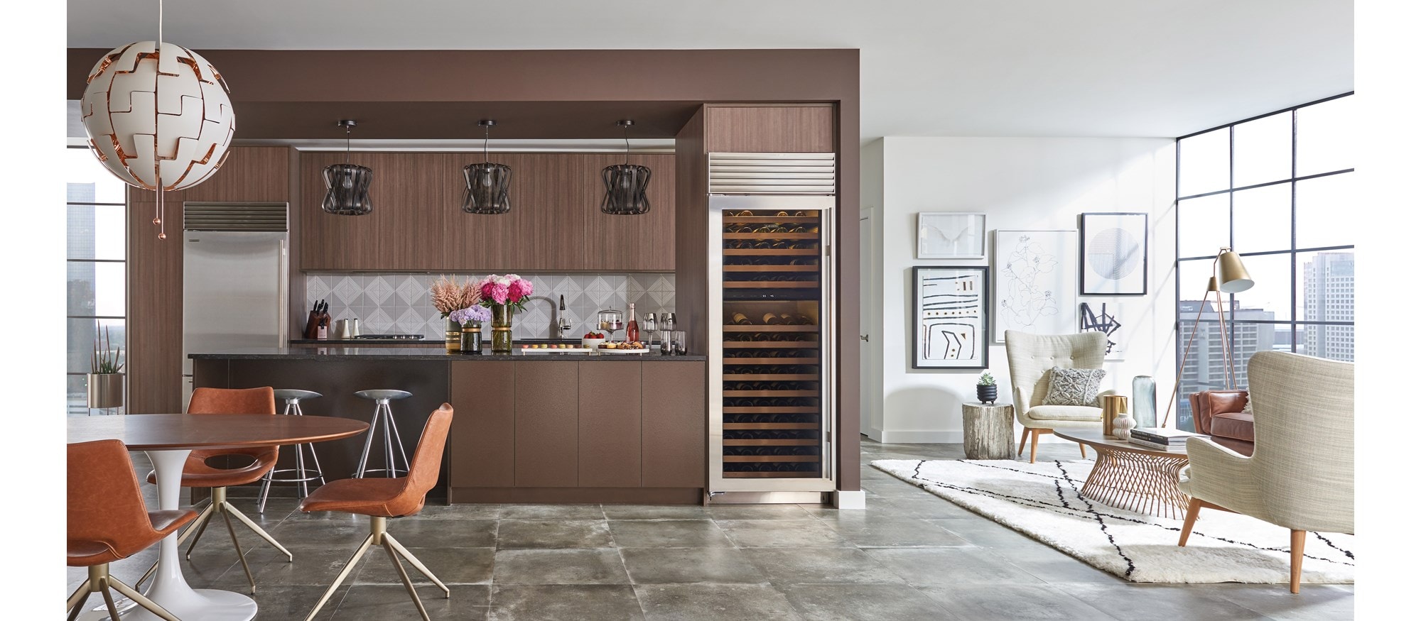 Columna conservadora de vino de 30" Sub-Zero Classic (BW-30/S) - Anteriormente empotrado