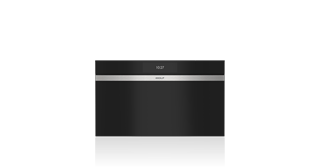 Wolf Horno de vapor con convección sin manija contemporáneo de la serie M de 30": Con tubería CSOP3050CM/B