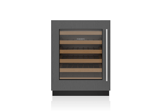Sub-Zero Conservador de vinos bajo mostrador Designer de 24" con altura ADA - Compatible con panel DEU2450W/ADA