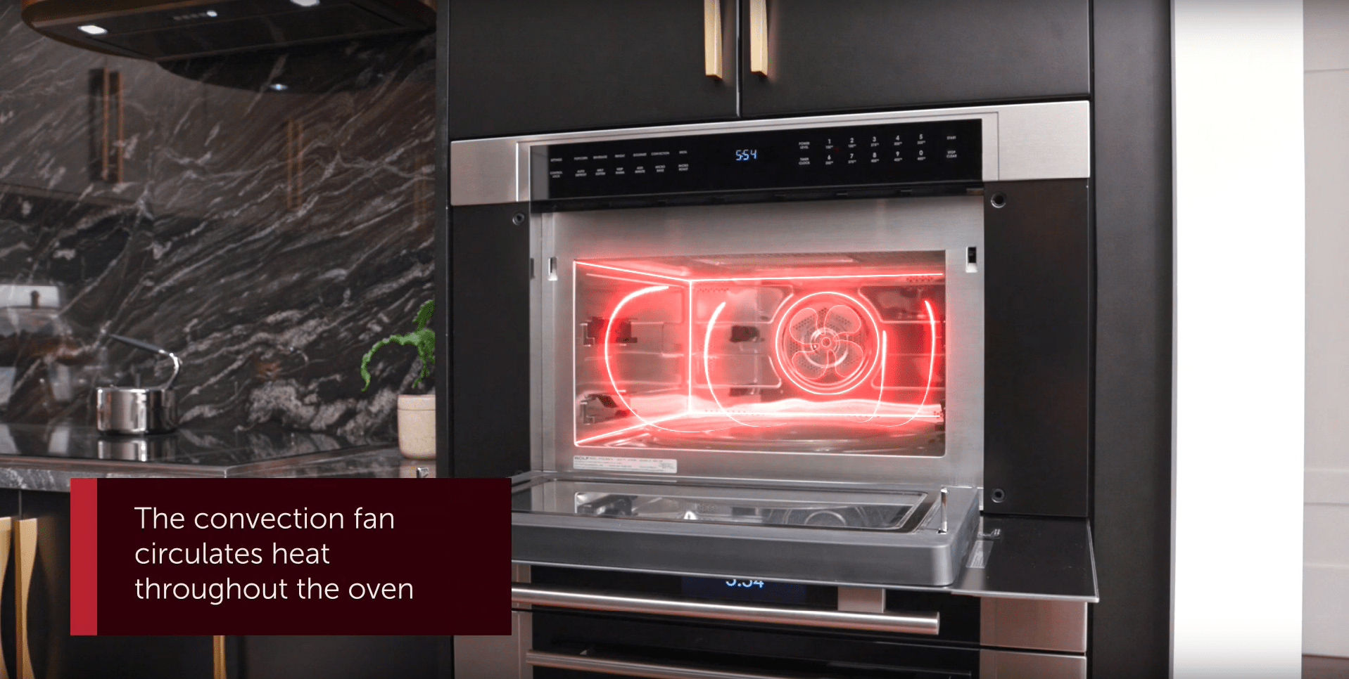 Speed oven Wolf - Modo Convection (convección)