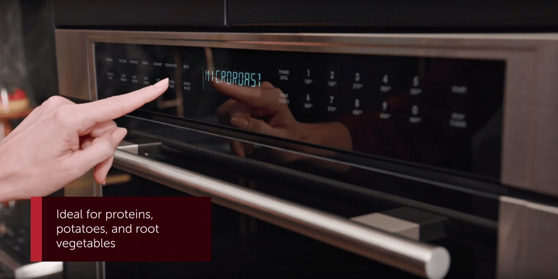 Speed oven Wolf - Modo Micro Roast (Asado por microondas)