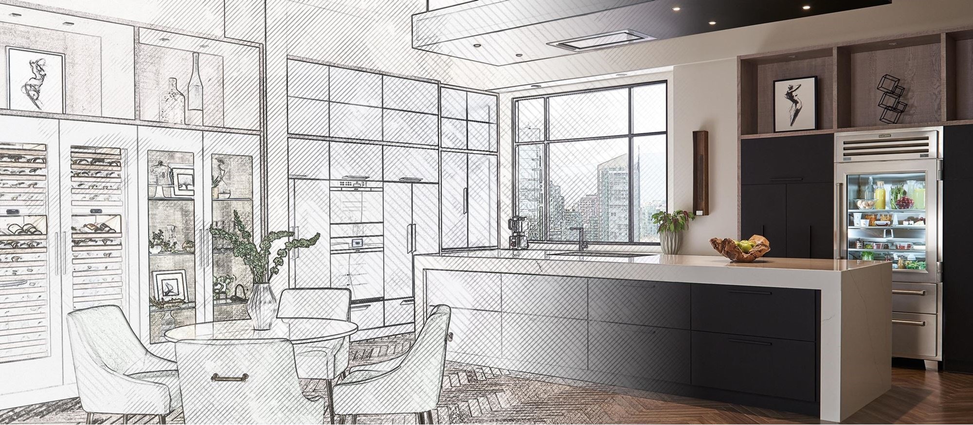 Disfrute de la eficacia de una especificación precisa de Reveal Cabinetry sin complicaciones con nuestra intuitiva herramienta de configuración de productos, pionera en el sector.
