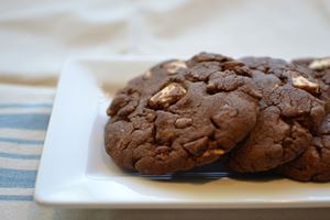 Triple Chocolate Cookies