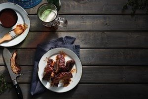 Receta de costillas de horno de vapor con convección