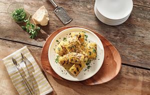 Roasted Corn with Blue Cheese Butter