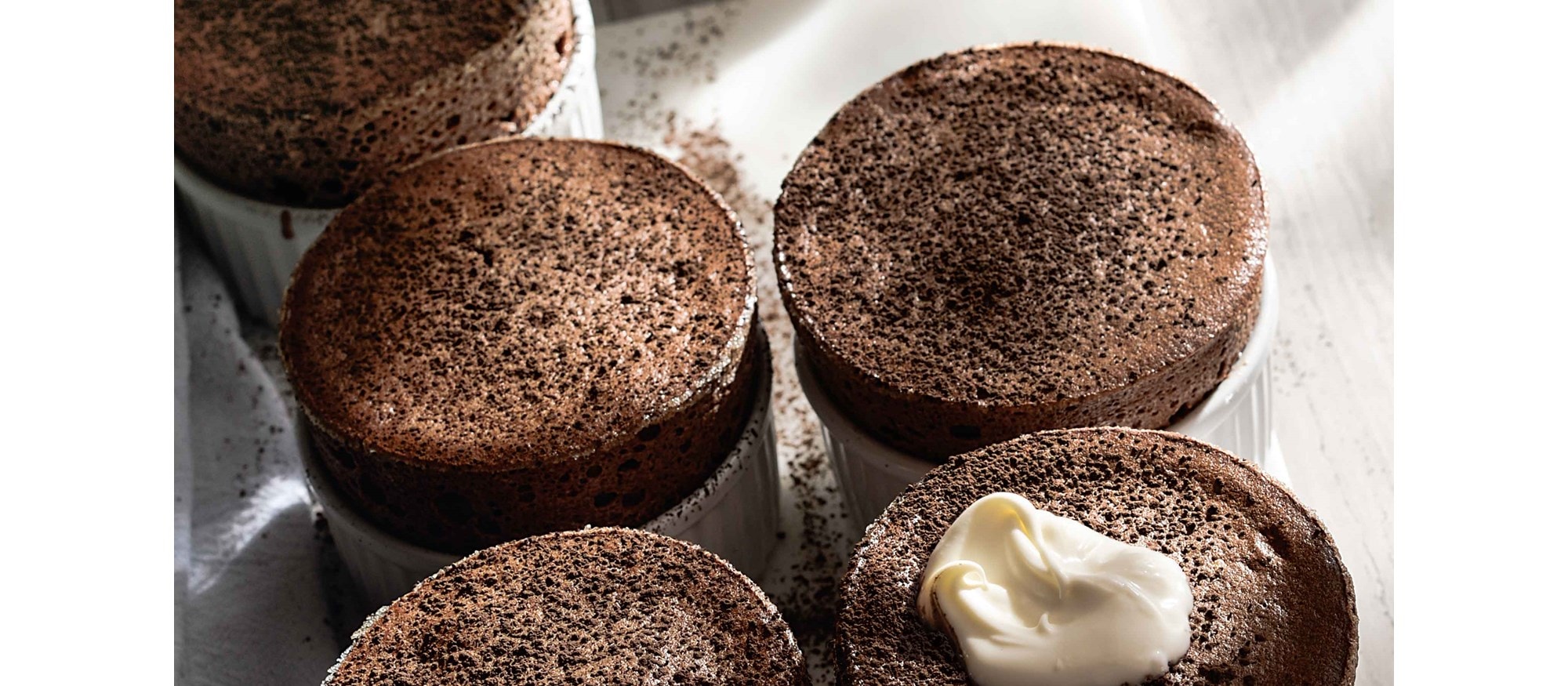 Soufflé de chocolate