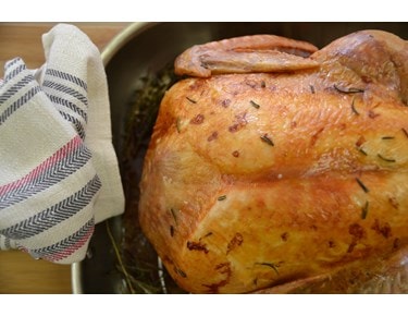 Pavo asado tradicional