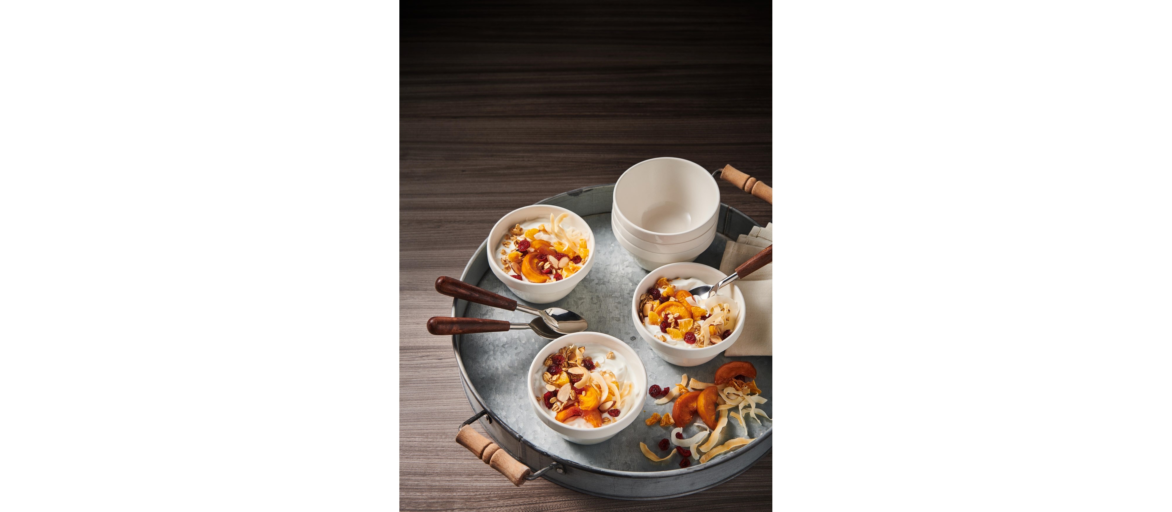 Fácil y deliciosa receta de frutos secos en con la configuración del modo Dehydrate (deshidratar) de su horno Wolf