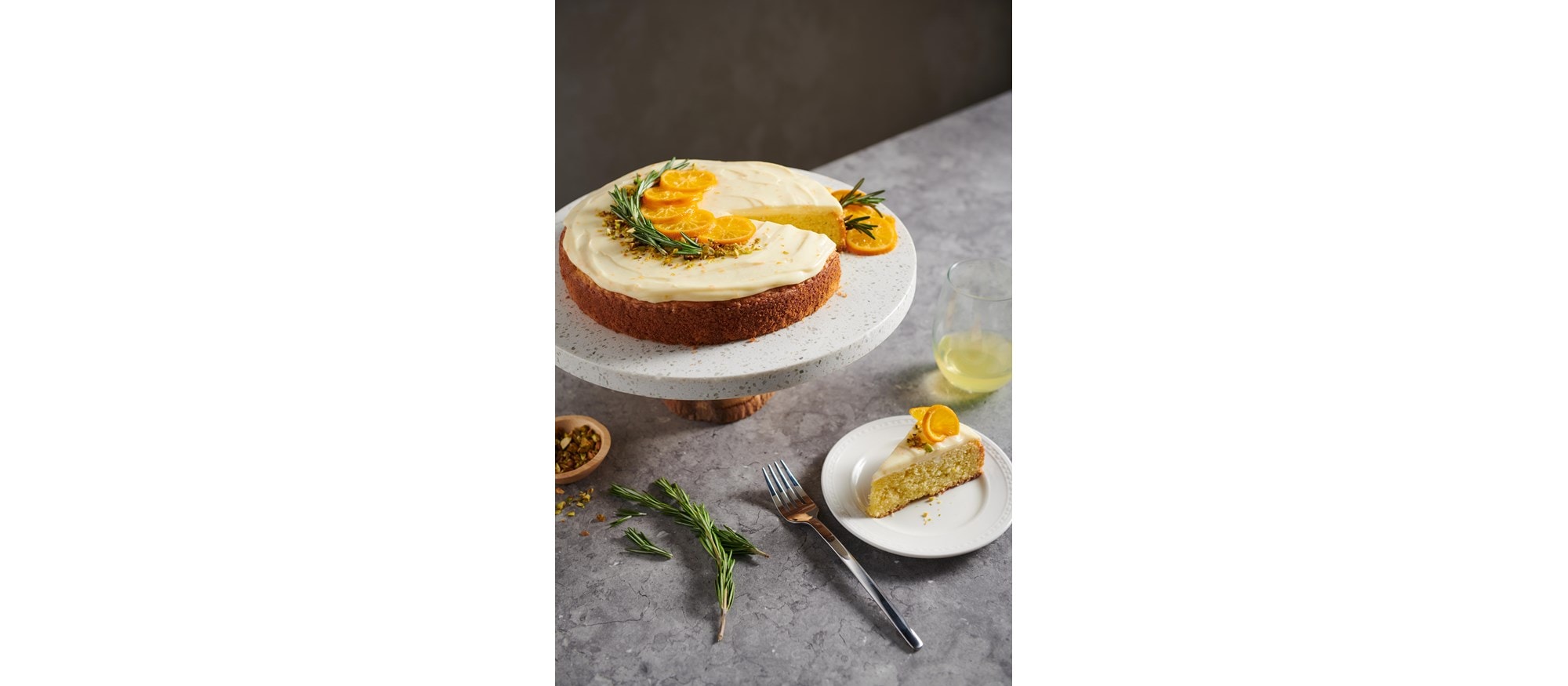 Fácil y deliciosa receta de pastel de naranja clementina y aceite de oliva con la configuración del modo Gourmet de su horno Wolf