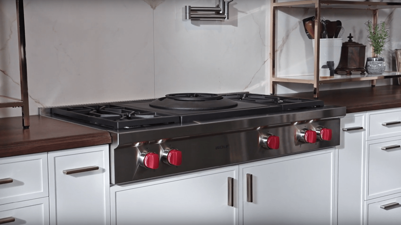Estufa con quemadores sellados de con quemador para wok - Inicio rápido