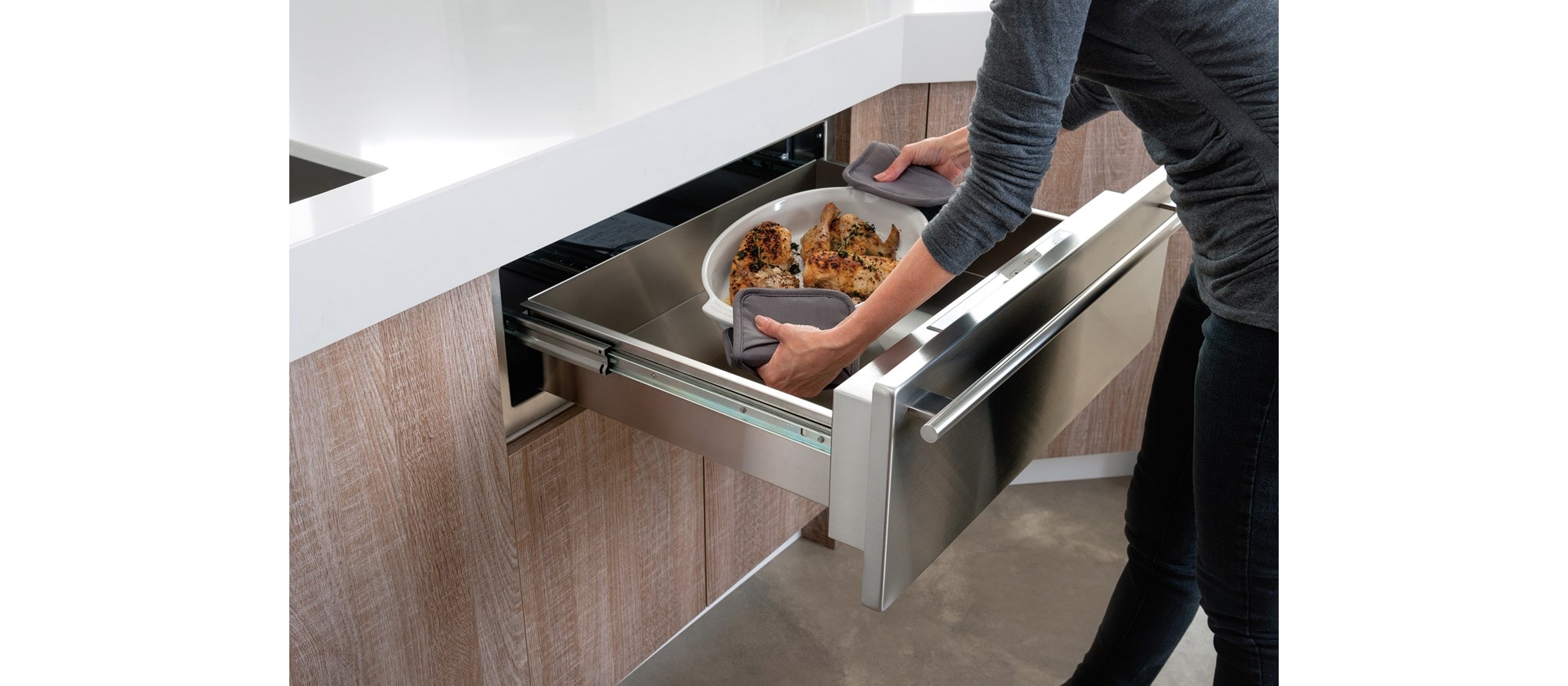 Cajón calentador de 30” Wolf (WWD30)