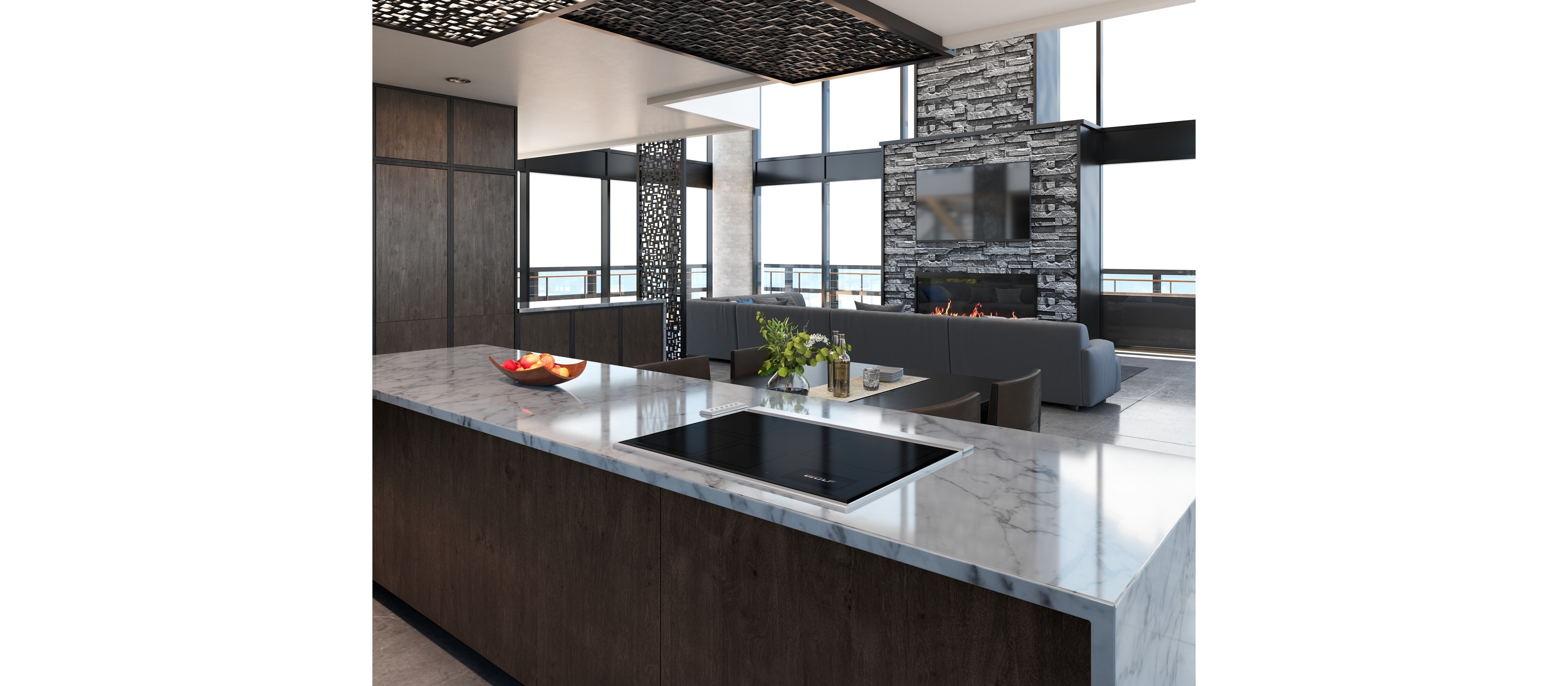 Placa de inducción transicional de 30" Wolf (CI30460T/S)