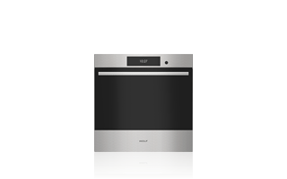 Wolf Horno sencillo empotrado transicional de la serie E de 24" SO2450TE/S/T