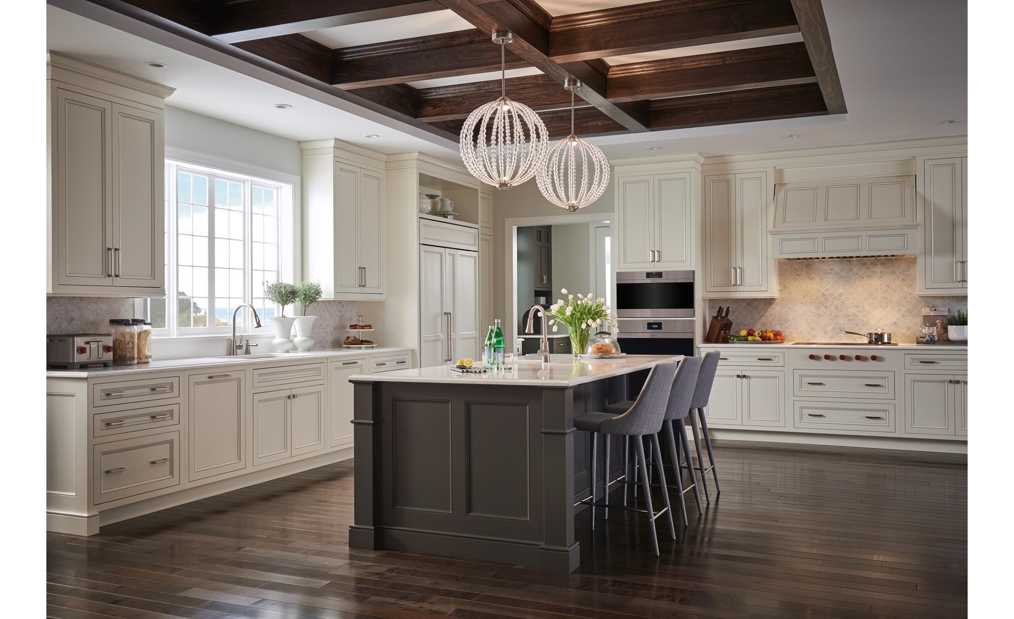 HORNO DE VAPOR CON CONVECCIÓN DE ACERO INOXIDABLE CONTEMPORÁNEO DE LA SERIE M DE 30" CON MANIJA RETRÁCTIL Wolf (CSO30CMS)