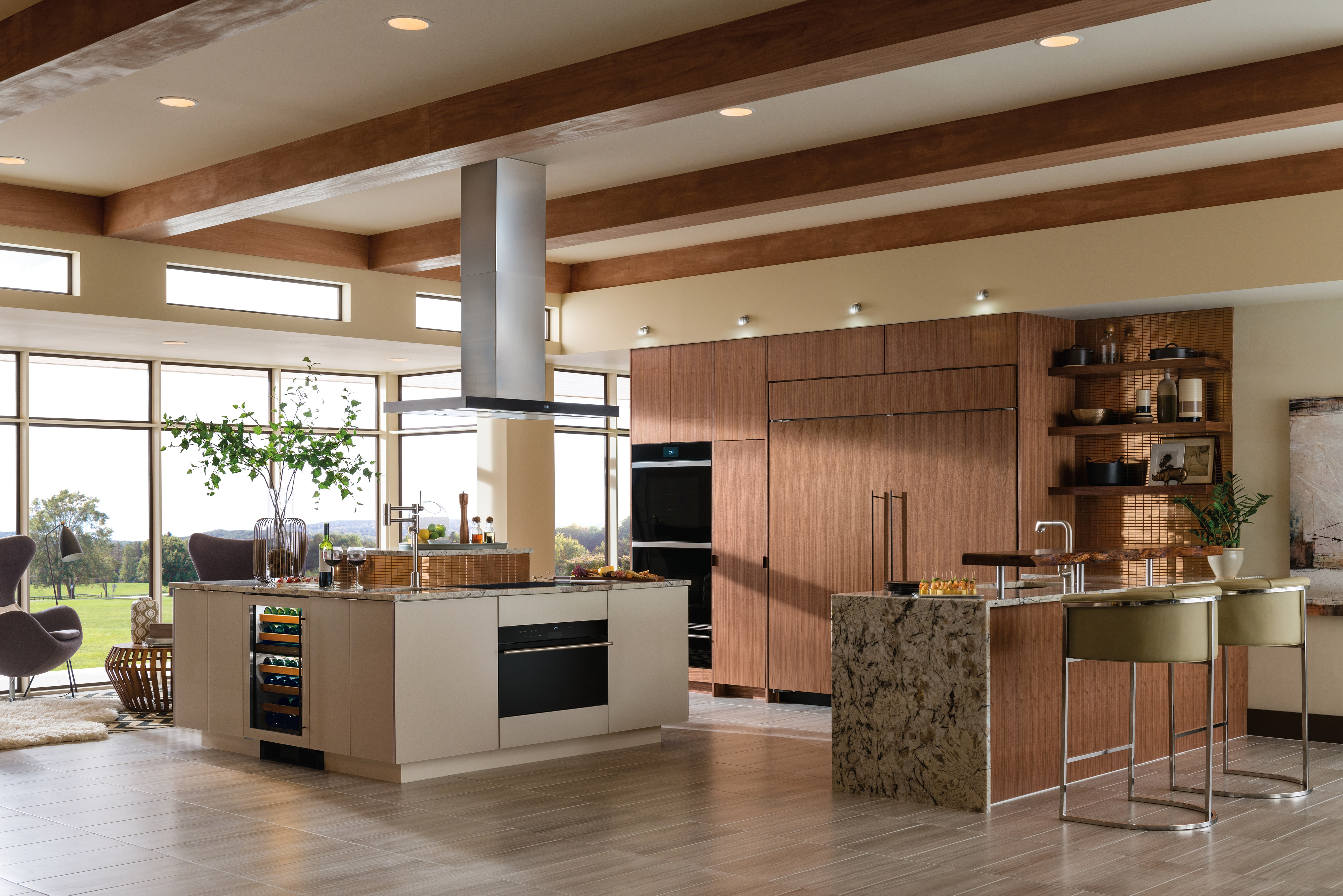 Horno de vapor con convección contemporáneo de la serie M de 30" Wolf (CSO30CM/B/TH)