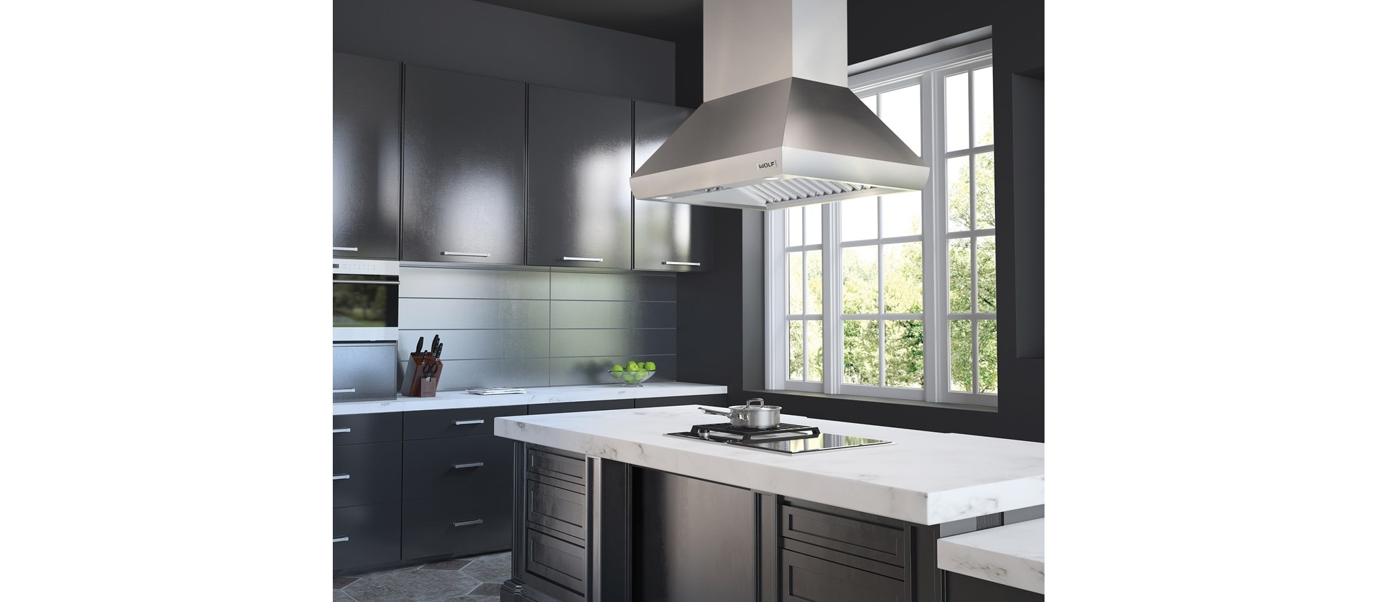 Campana extractora para islas Pro de 36" Wolf (PI363418)