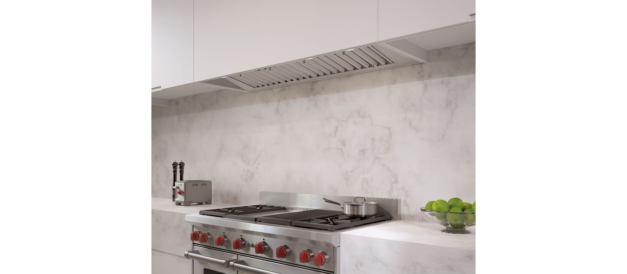 Revestimiento de campana extractora Pro de 58" Wolf - 19" de profundidad (PL581912)