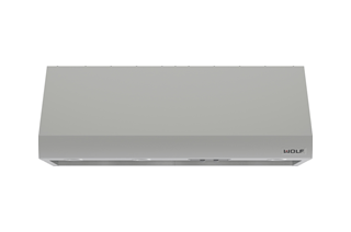 Wolf Campana extractora de pared Pro de 48" - 24" de profundidad PW482418