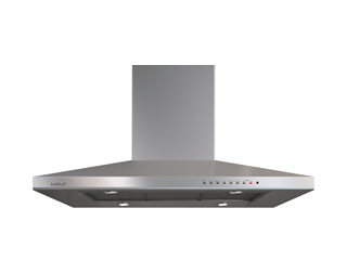 Wolf 42" Cooktop Island Hood - Stainless VI42S