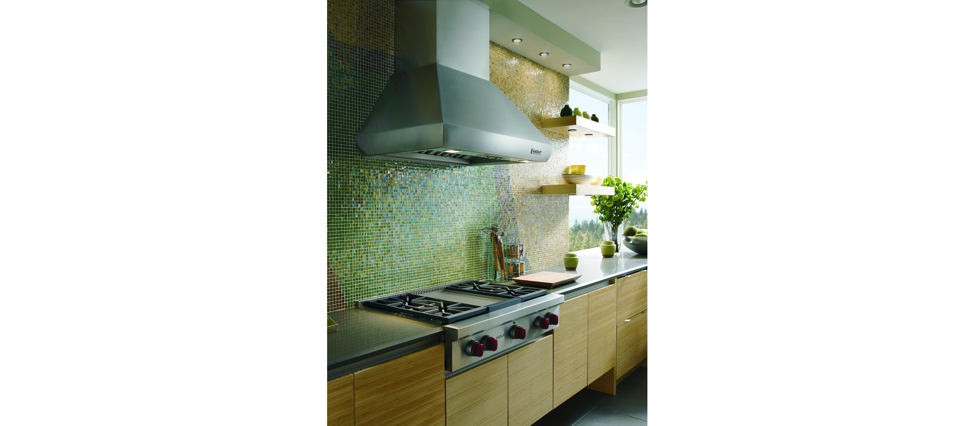 Campana de chimenea de pared Pro de 36" Wolf (PWC362418)