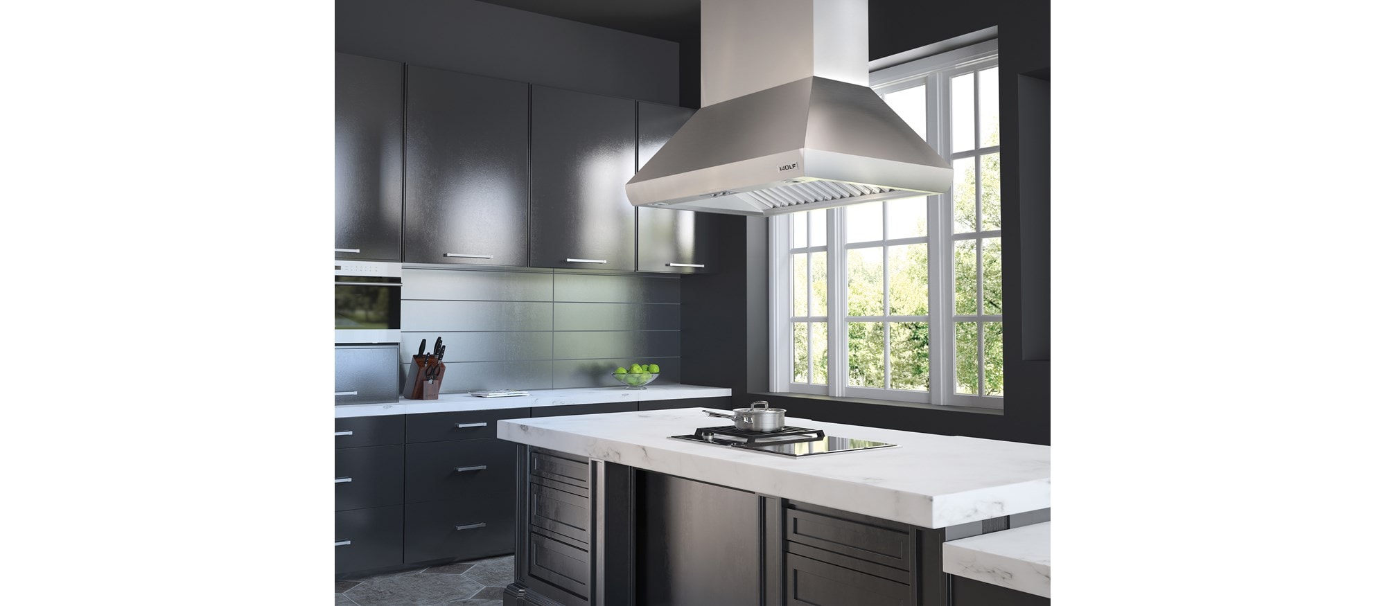 Campana extractora para islas Pro de 42" Wolf (PI423418)