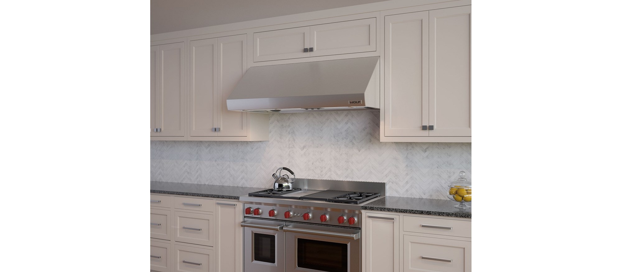 Campana extractora de pared Pro de 54" Wolf - 27" de profundidad (PW542718)