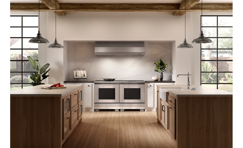 Instalación dual de cocinas de inducción de transición