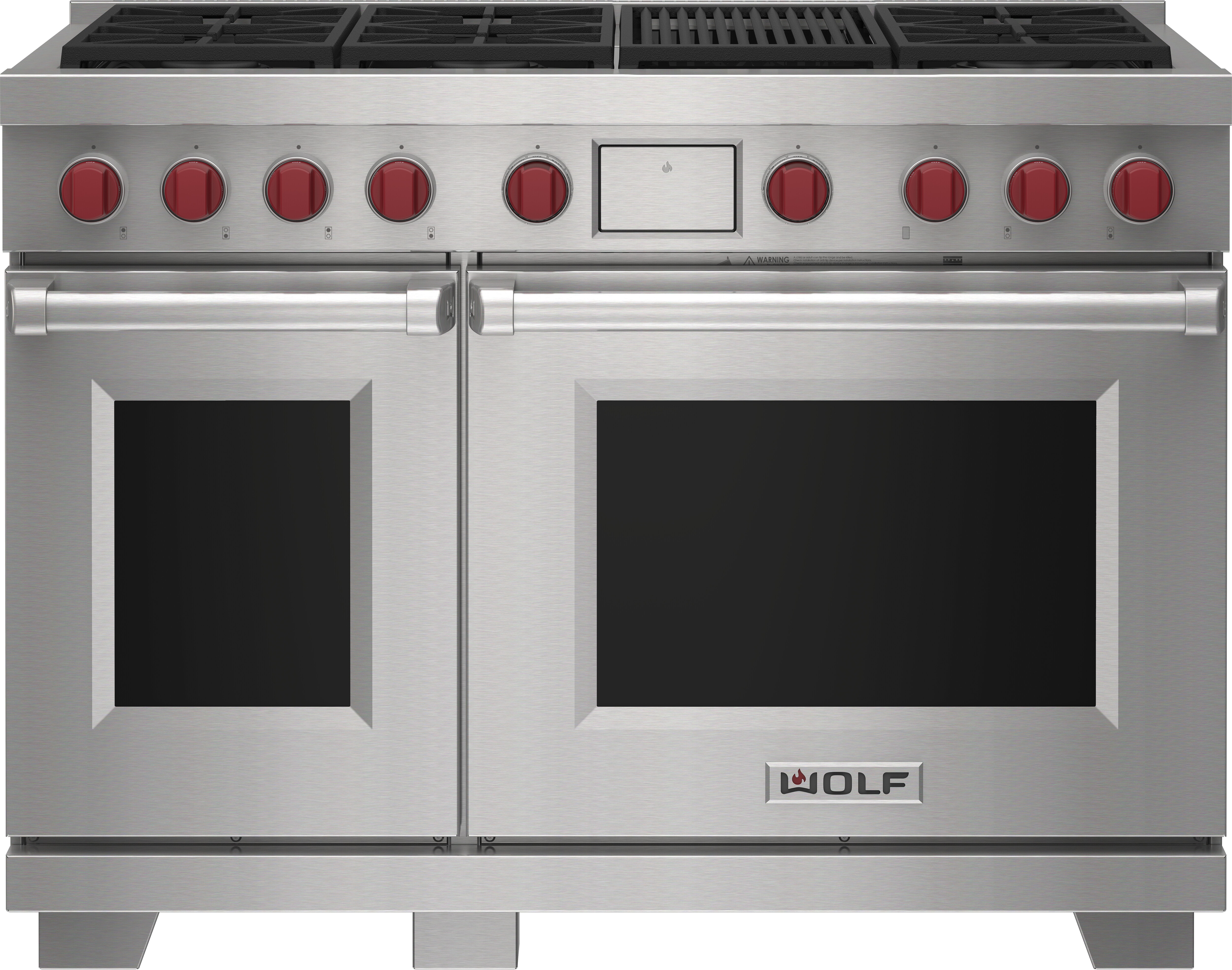 48-inch Dual Fuel with char