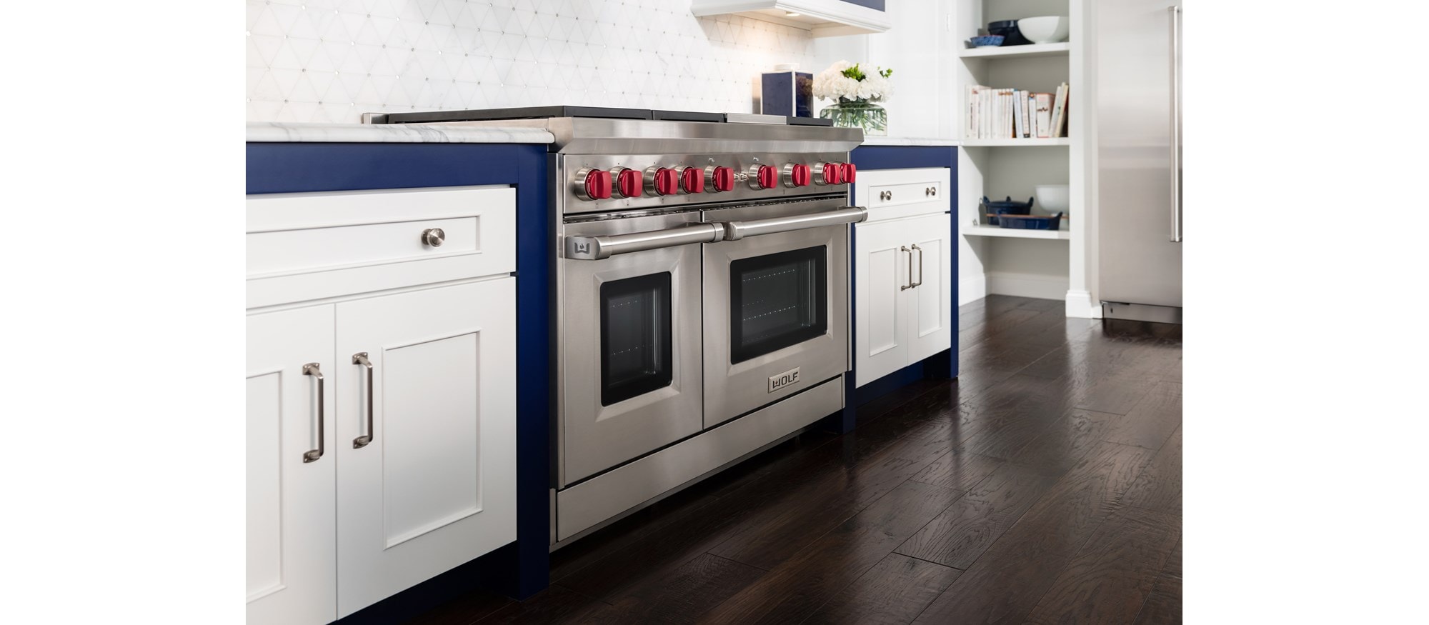 Estufa de gas de 48" - 6 quemadores y asadora infrarroja (GR486C) Estufa Wolf