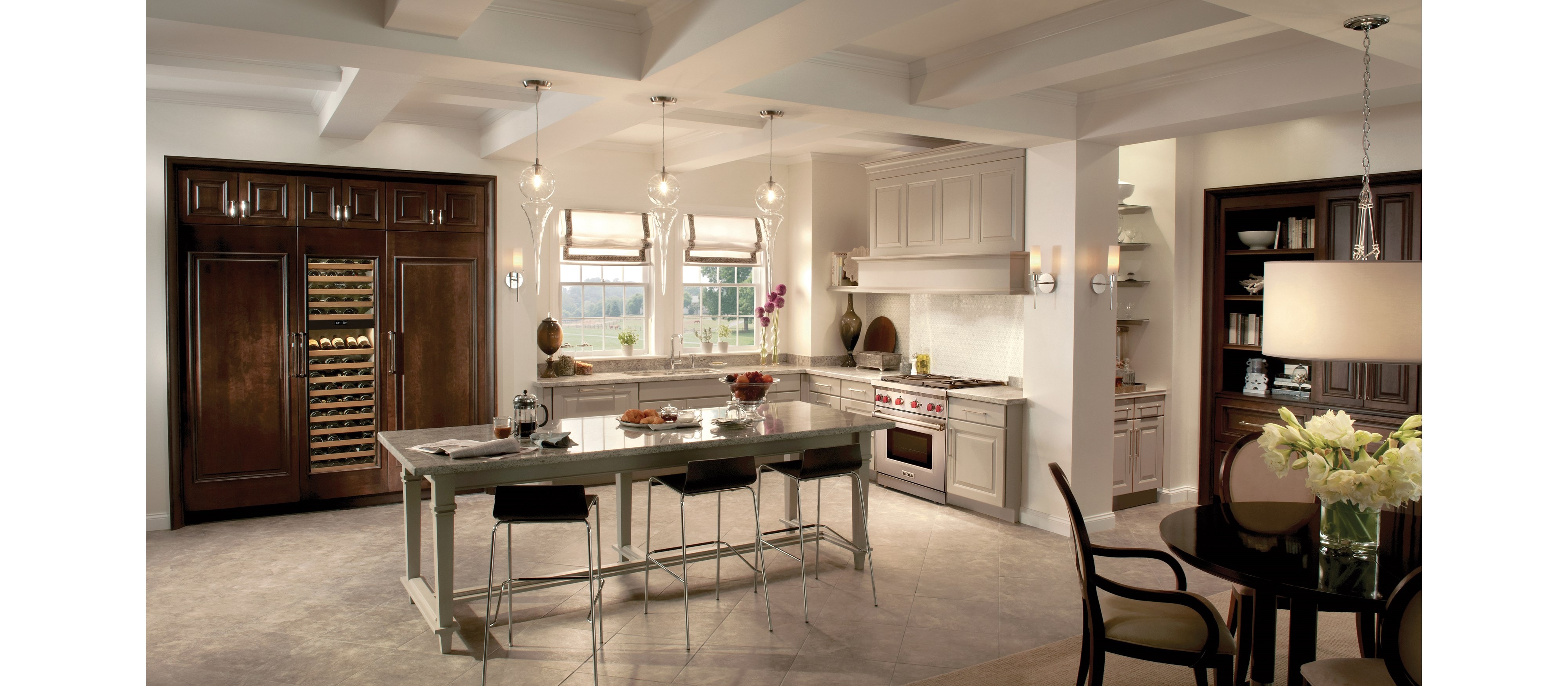 Estufa de gas de 36" - 4 quemadores y asadora infrarroja (GR364G) Estufa Wolf