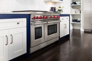 Estufa de gas de 48" - 6 quemadores y asadora infrarroja (GR486C) Estufa Wolf