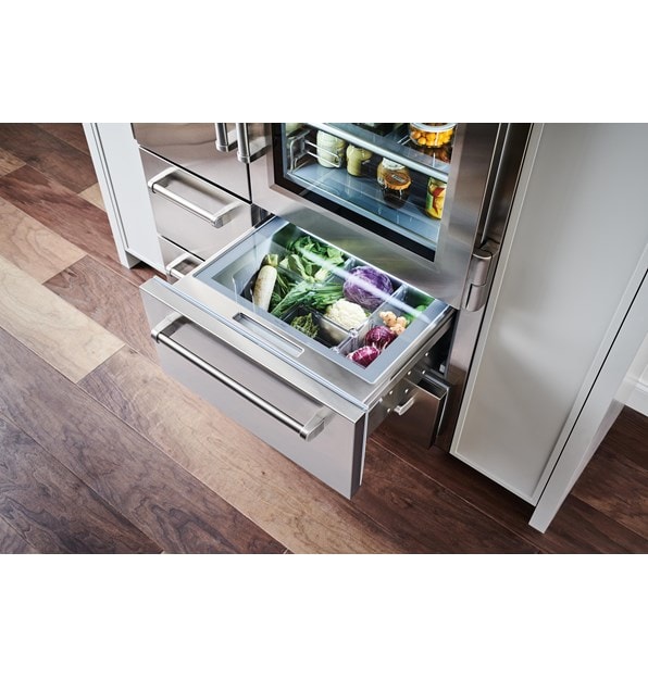 Experience the instantaneous response a luxury refrigerator at the Sub-Zero, Wolf and Cove Showroom in Syracuse, NY