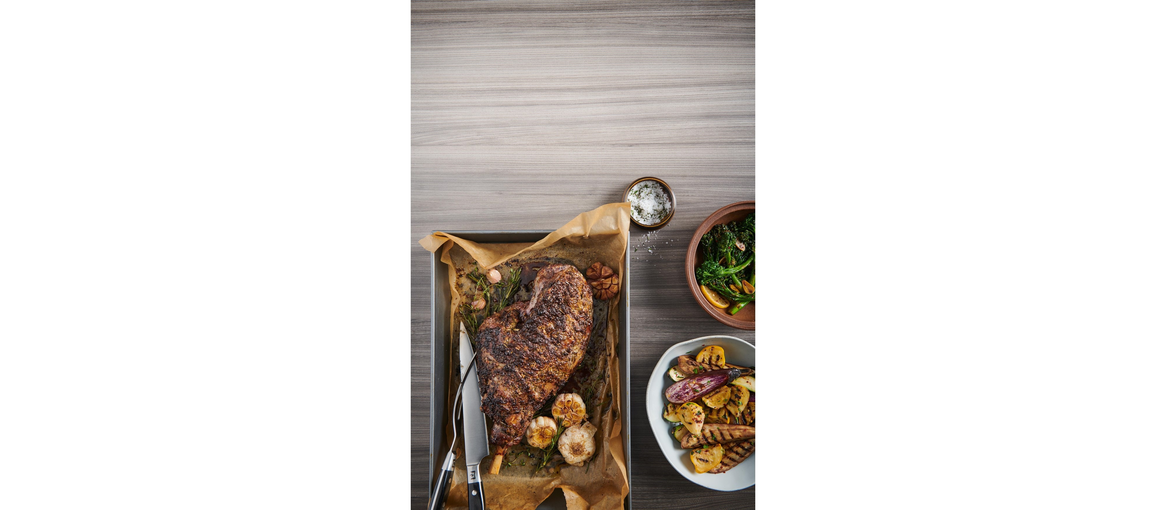 Pierna de cordero rostizada