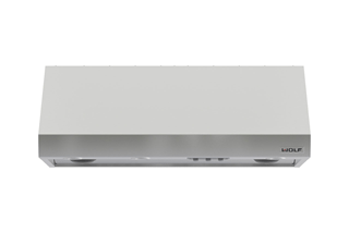 Wolf Campana extractora de pared Pro de 48" - 27" de profundidad PW482718