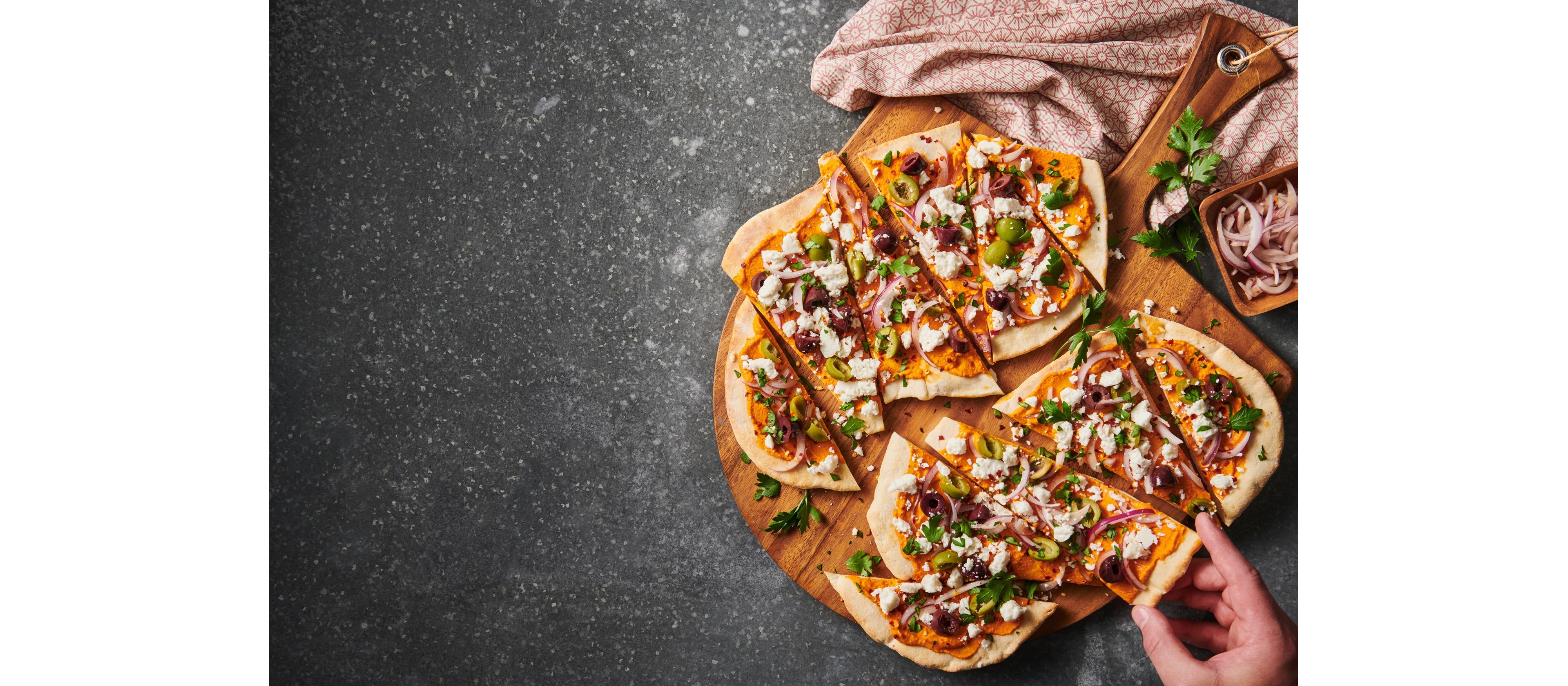 Masa sin levadura para pizza